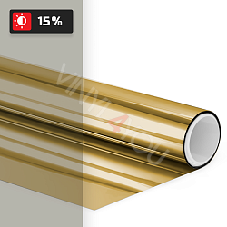 Зеркальная тонировочная пленка SHG SILVER/GOLD 15% Carbon