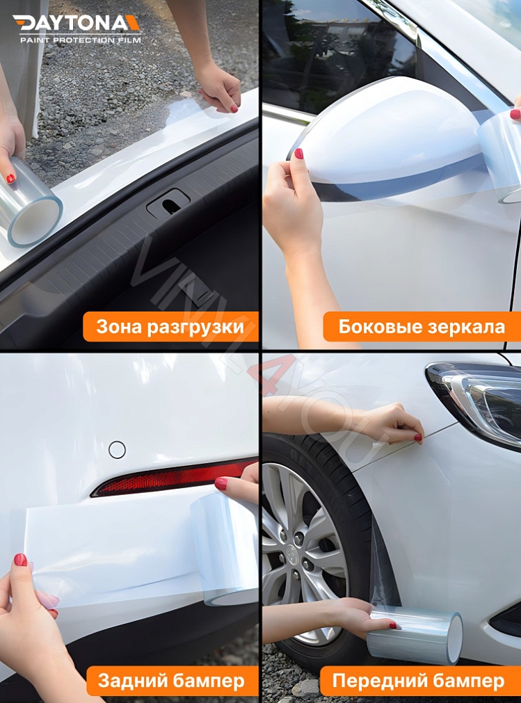 Полиуретановая защитная лента DAYTONA PPF S300 ширина 5см (длина 15 м)