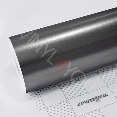 Пленка Металлик серый TeckWrap - Charcoal Grey - ECH03
