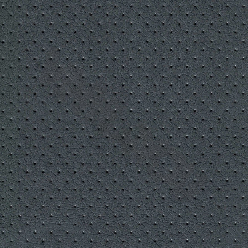 Экокожа без клея перфорированная Орегон Темно-серая